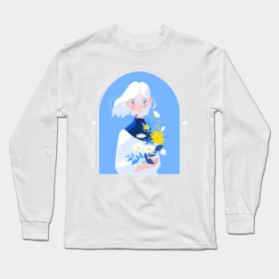 Angelic Flowers Long Sleeve T-Shirt